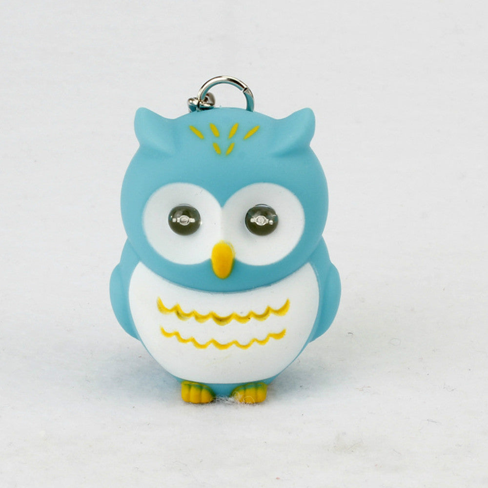  Unicorn +Owl Cute Keychain for Women, Bag Charm Key Ring  Cartoon Key Chains Card Bag Gadget for Girls, Wristband Keyring for Purse  Car, Great Gift for Birthday, Christmas Day(Unicorn White+Owl Black) 